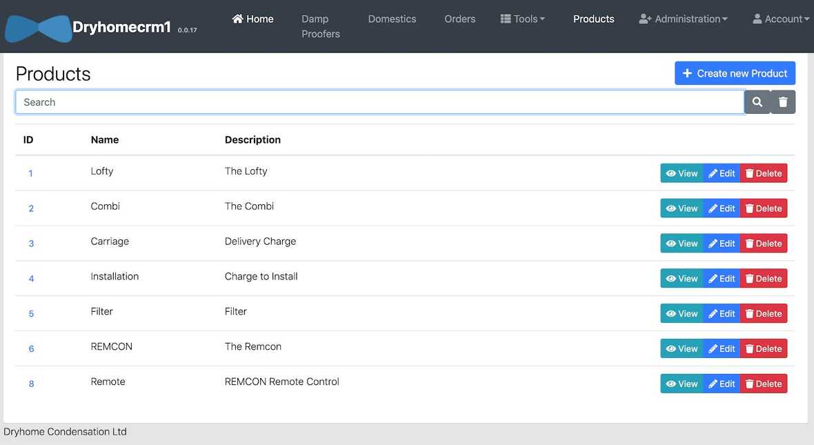 Figure 5 - List View